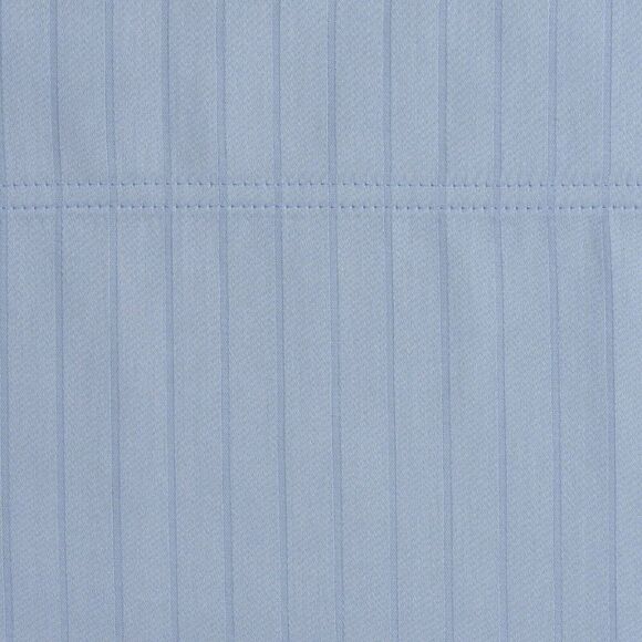 Blue Water Damask Twin Bedding Sheet Set 300 Thread Count Blue Stripe 3-Piece - Picture 4 of 5